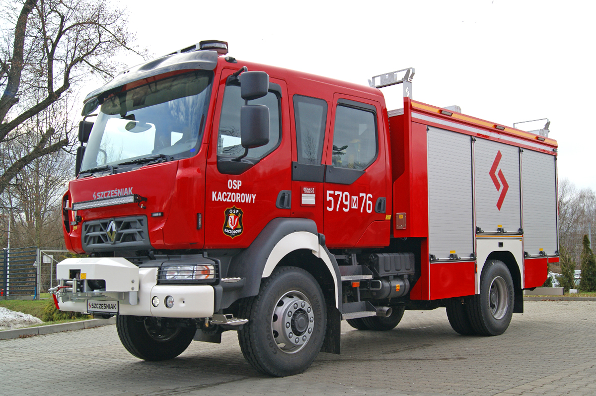 Ochotnicy z OSP Kaczorowy zyskali nowy samochód ratowniczo-gaśniczy