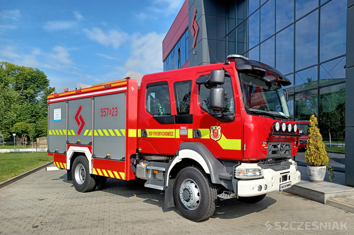 Nowy samochód pożarniczy dla strażaków ochotników z jednostki OSP we Frydrychowicach