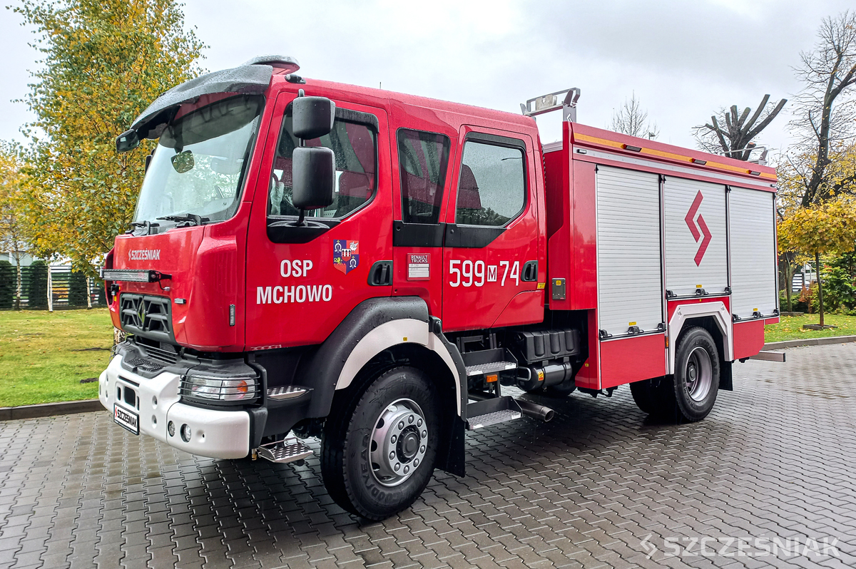 Nowy Renault Trucks dla Ochotniczej Straży Pożarnej KSRG w Mchowie